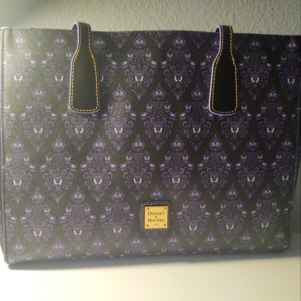 Disney Haunted Mansion Wallpaper Dooney and Bourke tote